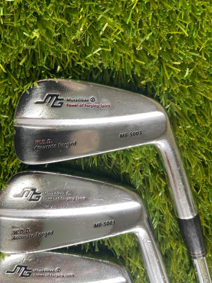 Miura Giken MB-5003 Set of 5 irons Steel Dynamic Gold Flex
