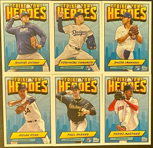 2024 Topps Japan Edition - Strike Zone Heroes - You Pick Complete Your Set