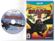 HOW TO TRAIN YOUR DRAGON 2 Nintendo Wii U disc and case only
