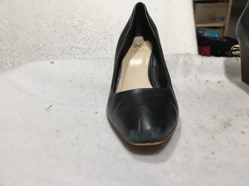 Vince Camuto Diletta Wedge Heels Womens 7.5M Leather Black - Picture 2 of 10