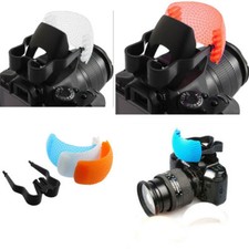 3 color Pop Up Flash Bounce Diffuser Cover kit T7I T6I 80D D3500 D5600 SL2 77D