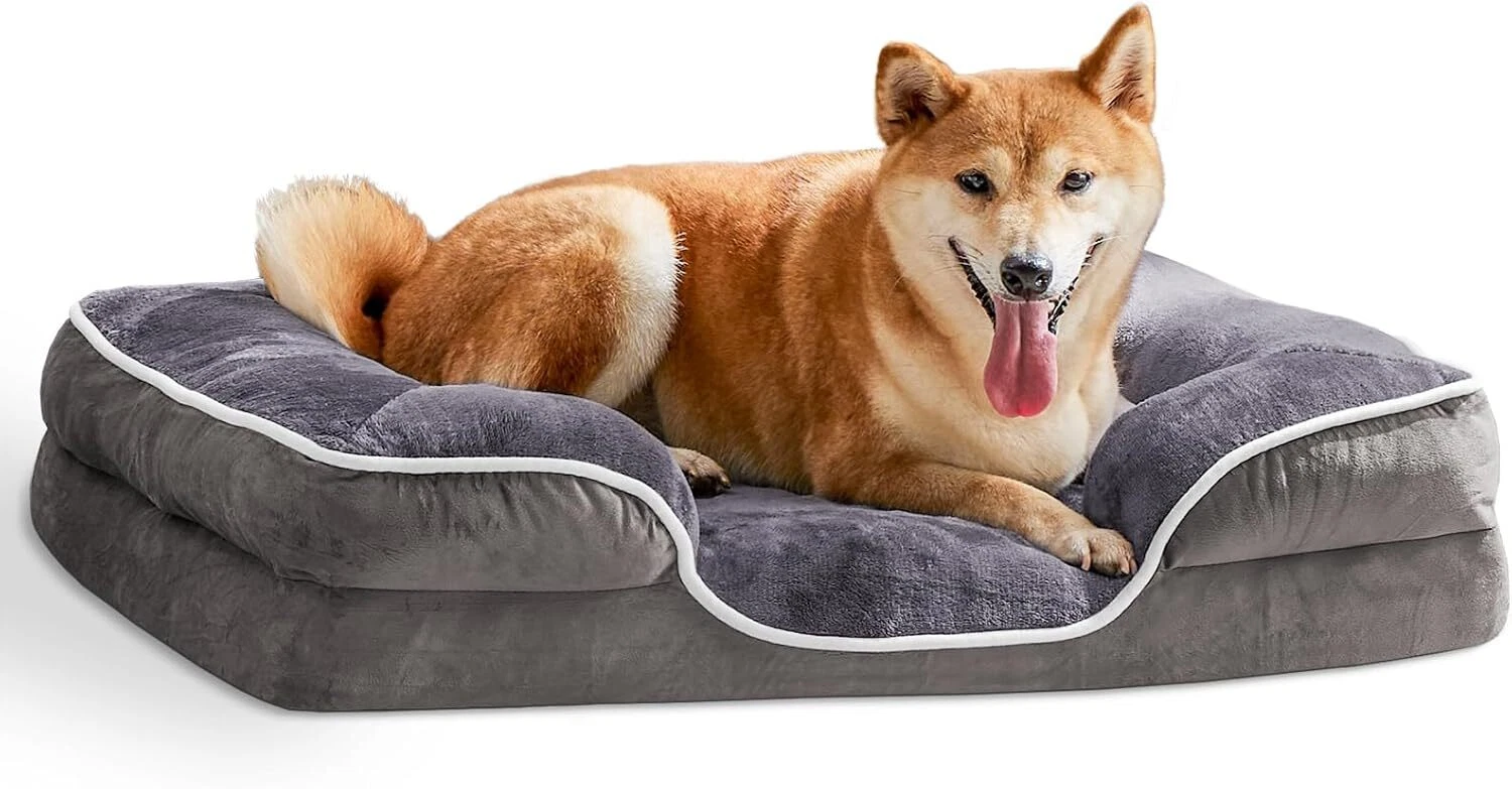 Orthopedic Cat Dog Bed Memory Foam Pet Bed Non-Slip Bottom Waterproof Pet Couch
Opens in a new windo