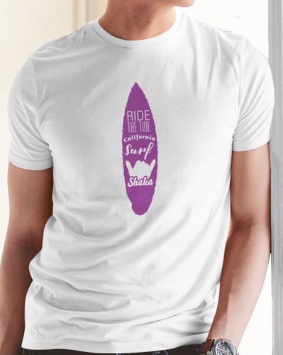 100% cotton Surf T-shirt, choose your model and size - Picture 9 of 14