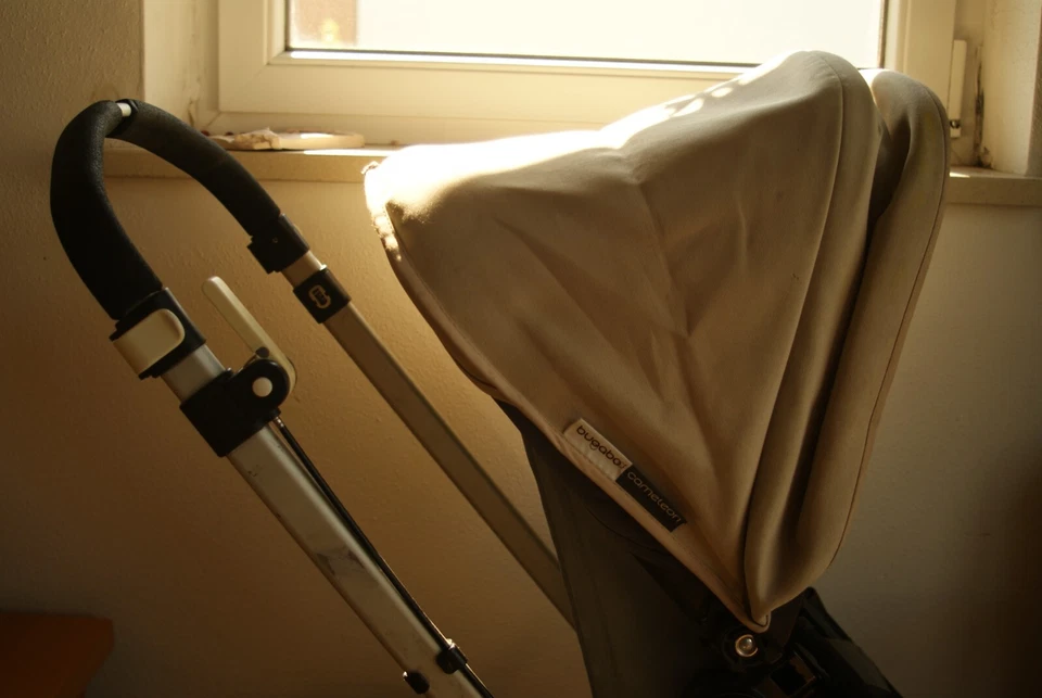 Bugaboo Cameleon Kinderwagen 2in1, beige-grau, mit Zubehör - Bild 4 von 4