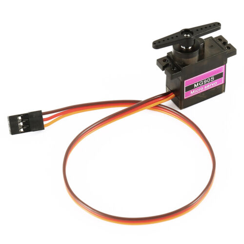 1/4/10 Stuck MG90S Metal Micro Gear Servo Motor für Auto 450 RC Hubschrauber DHL - Bild 4 von 15