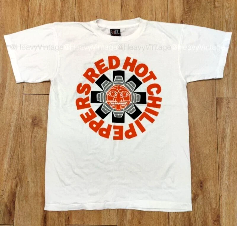 Vintage Red Hot Chili Peppers T-Shirt / Size: L / Inca Single Stitch USA  Giant