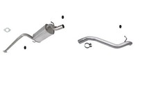 Auspuff Auspuffanlage mit Endrohr hinten  für Volvo S40 II V50 545 1,6 D