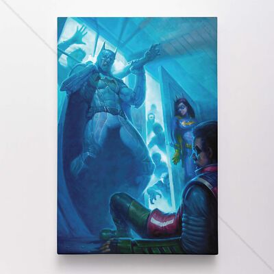Batman Poster Canvas DC Dark Knight Comic Book Cover Art Print #5795