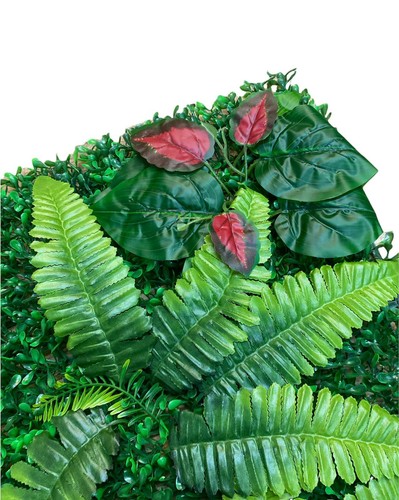 Plant Artificial Mat Greenery Wall Hedge Fence Foliage Panel Home wedding pannel - Picture 7 of 35