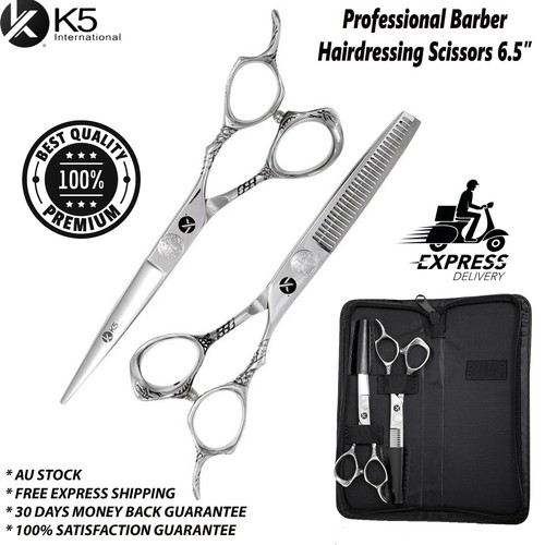 Professional Barber Hairdressing Hair Cutting Thinning Scissors Shears Or Set K5 - Picture 19 of 19