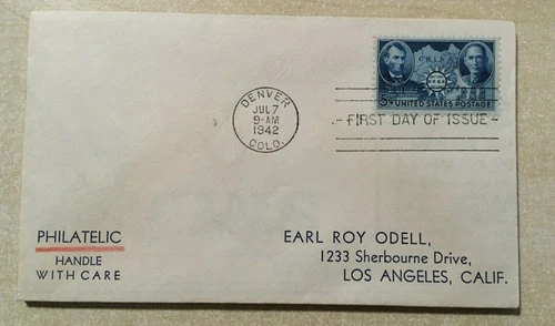 #906 China Resists Aggression Sun Yat Sen FDC Denver Jul 7 1942 addressed