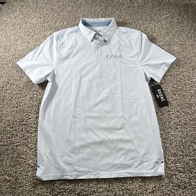 Rhone Shirt Mens Medium Micro Dot Commuter Polo Performance Stretch Activewear
