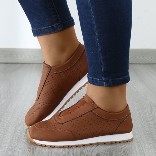Women's flat sports gym running shoes casual breathable sneakers fashion comfy - Picture 15 of 15
