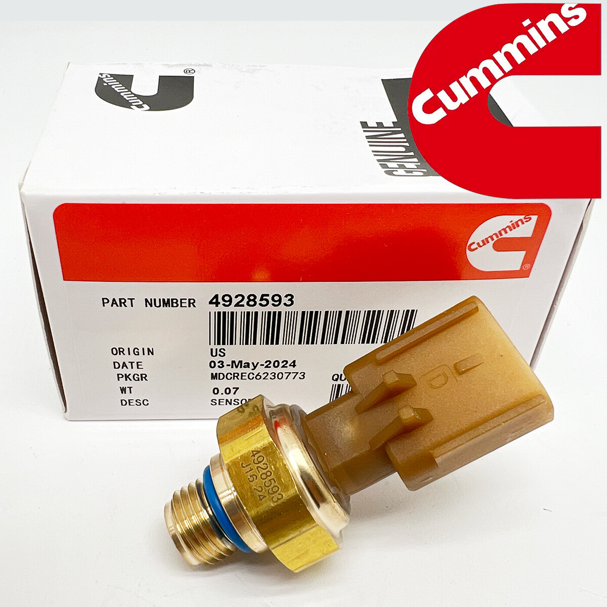 Cummins 4928593 4087987 Intake Manifold Pressure MAP Sensor Fits
