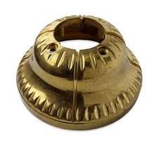 Vintage Casablanca Ceiling Fan Hang Tru Mounting Canopy #192203A Bright Brass