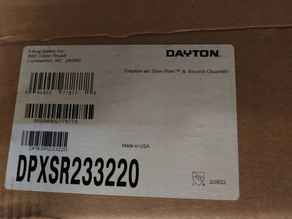 Fregadero de cocina Elkay DPXSR233220 Dayton 22" igual doble cuenco SS, sin orificios para grifo Foto 2 de 4