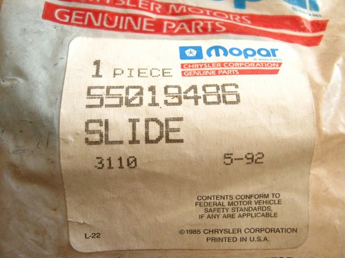 NOS Jeep Grand Wagoneer Roof Rack Crossbar Side Rail Slider 1988~91 5501 9486 #C - 第 3/5 張圖片