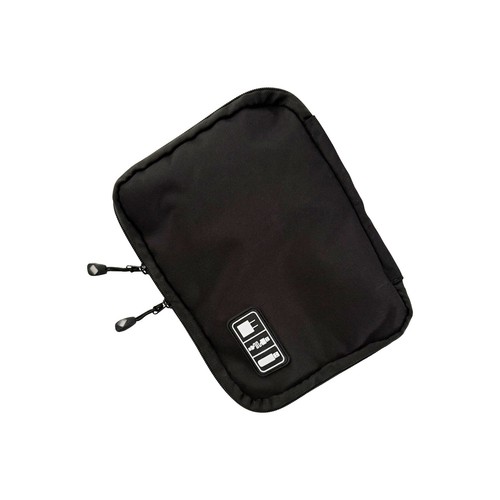 Schwarz Tragbar Handy Datenkabel Aufbewahrungstasche Datenkabel Organizer Tasche - Bild 11 von 17