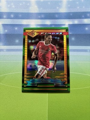 2022-23 Topps Finest Flashbacks UEFA Gilberto Prism /35 Benfica