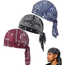 Cooling Paisley Skull Cap Helmet Liner Sweat ...