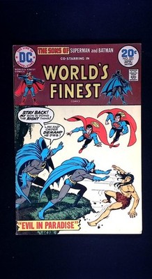 World's Finest #222, DC, 1974 Batman & Superman Super-Sons 3rd app.