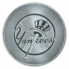 1 Oz Silver Round Yankees Baseball New Zealand Mint *4503