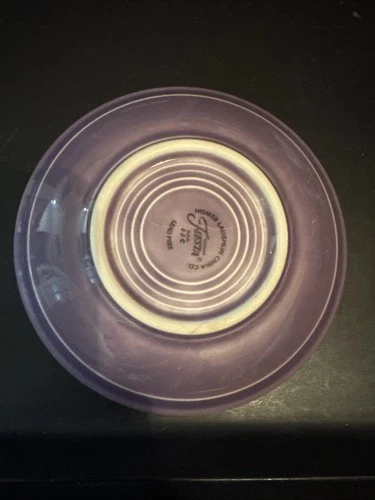 Homer Laughlin Fiesta Saucer Rare Lilac Colour Limited 1993 - 95. vinta