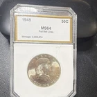 1948 Franklin Half Dollar 50C MS64 Full Bell Lines 90% Silver Philadelphia