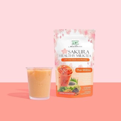 Sakura Gesunder Milchtee von Namiroseus je 10 Beutel x21g 