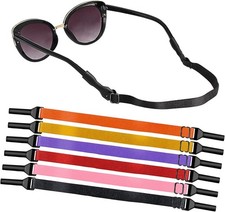 Adjustable Glasses Strap-6 Pack No Tail Eyeglass Straps Eyewear Retainer Sport U