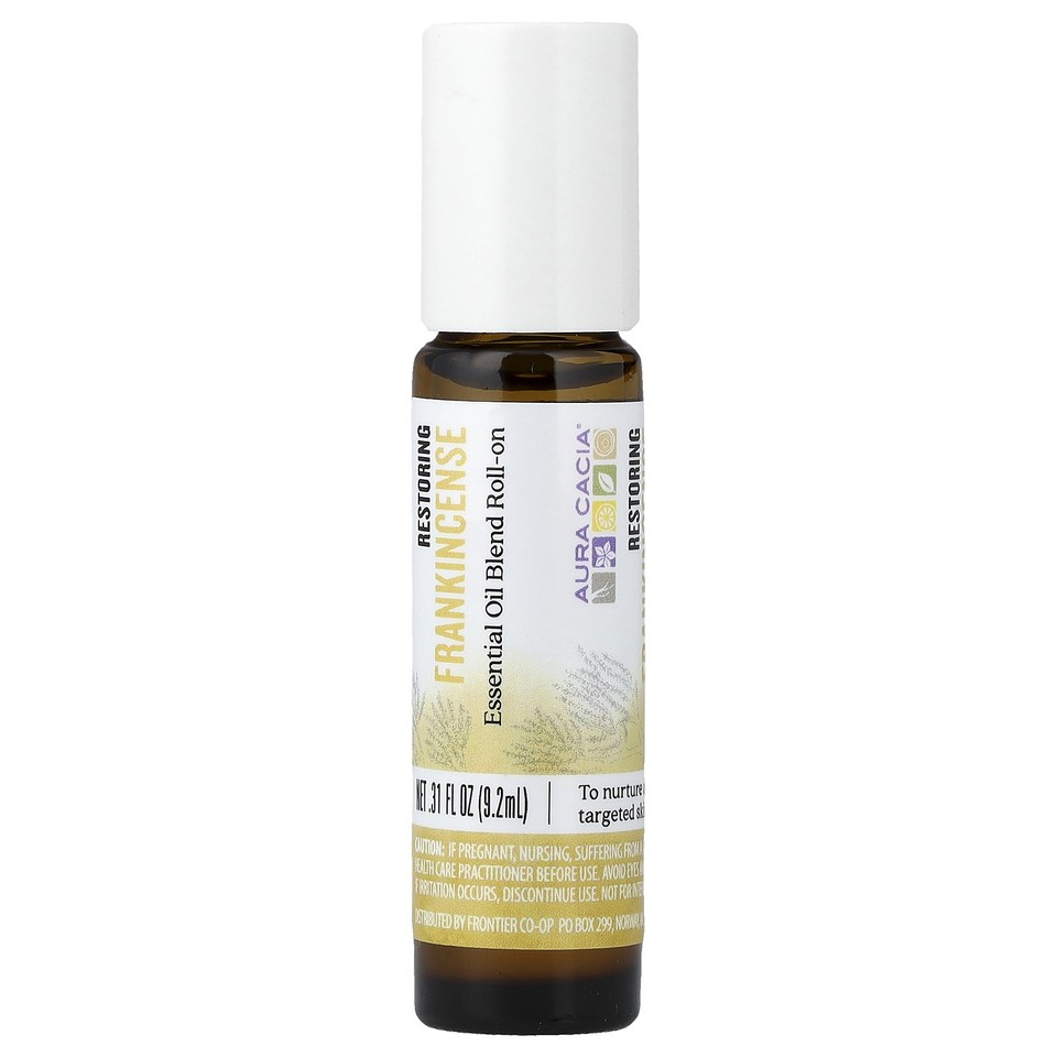 Essential Oil Blend, Roll-On, Frankincense, 0.31 fl oz (9.2 ml)