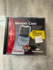 PS1 Mega Memory Card 360 Blocks w/Case - Performance - Complete