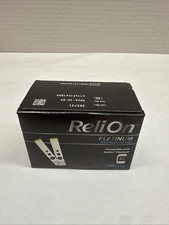 ReliOn Platinum Blood Glucose Test Strips 100 Count 100 ct exp 2026/10/09