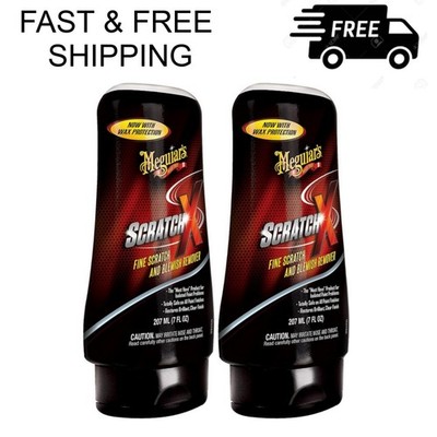 Meguiar's Scratch-X, Fine Scratch and Blemish Remover, 7 Fl. Oz., (Pack of 2)