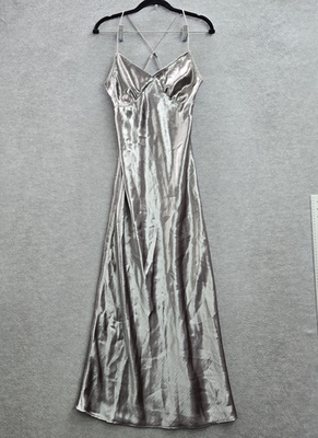 knee length dresses for ladies Women's Shiny Metallic Mini Dress main image 0