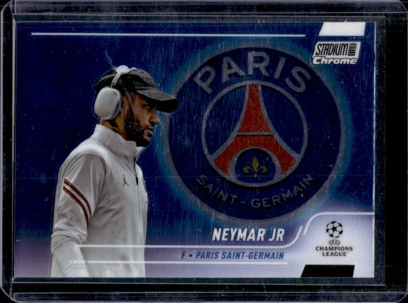 2021 Topps Stadium Club Chrome UEFA Neymar Jr #100 PSG