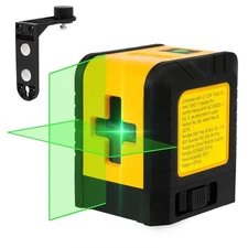 Amazon Basics Horizontal/Vertical and Cross-Line Class II Laser Level, 59 ft /