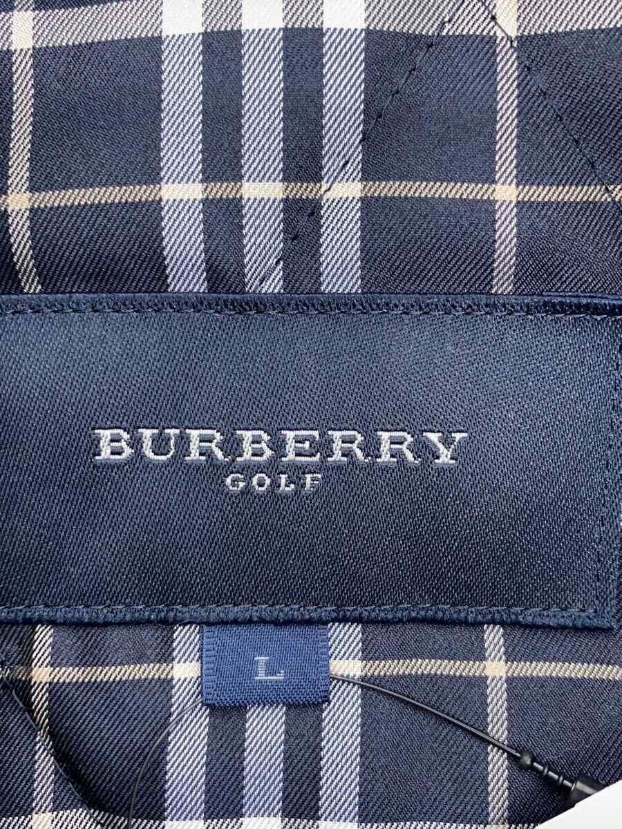 【137】 BURBERRY GOLF s Burberry Golf Men's Sweatshirt Quarter Zipper Brown Size