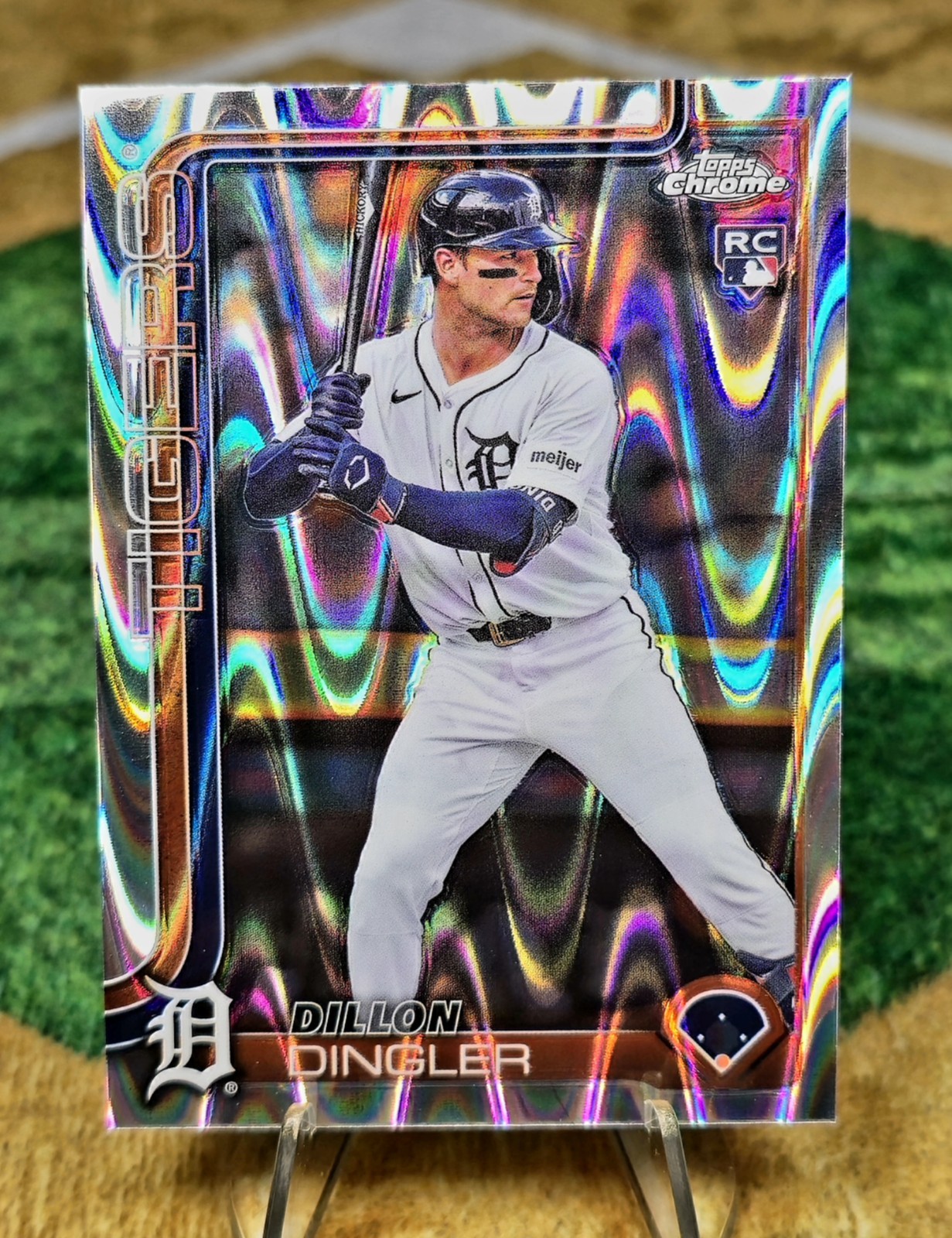 2025 Topps Chrome - Dillon Dingler #274 RayWave Refractor (RC)