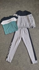 Lacoste Grey/black Cotton Fleece Tracksuit Inc Lacoste Tee (From JDSPORTS) Age14