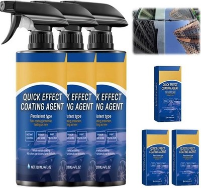 3x Quick Effect Coating Agent Spray Auto Multifunktionales Beschichtungs 120ml