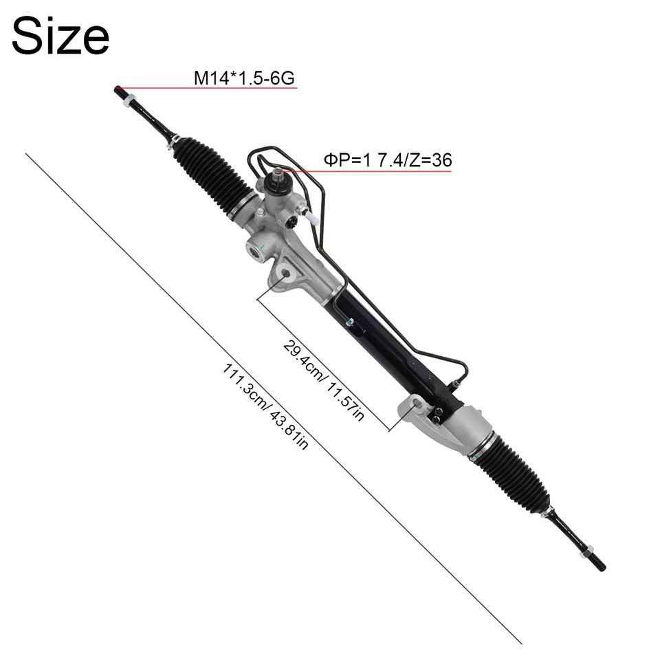 Power Steering Rack & Pinion for 2013-2018 Nissan Altima 26-30032 Foto 3 de 4