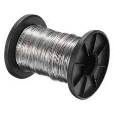 304 Stainless Steel Wire, 328 Ft 0.5mm 24 Gauge Craft Wire, Silver