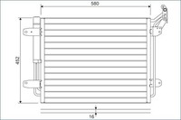 Kondensator Klimaanlage Valeo 814091 FüR VW Aluminium Tiguan VAN TSI 5N1 5N2 TDI