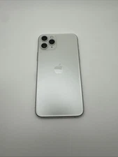 iPhone 11 Pro - Silver Back Housing Frame Replacement w/ Small Parts - OEM