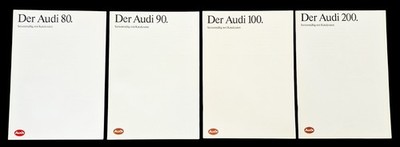 4 AUDI 80 B3 90 88/89 100 C3 200 Typ 44 Prospekt Brochure Sammlung 1990 1991 B10