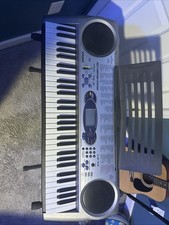 Casio Digital Keyboard LK-43 Lighted Keys Teaching System 61 Key Includes Stand