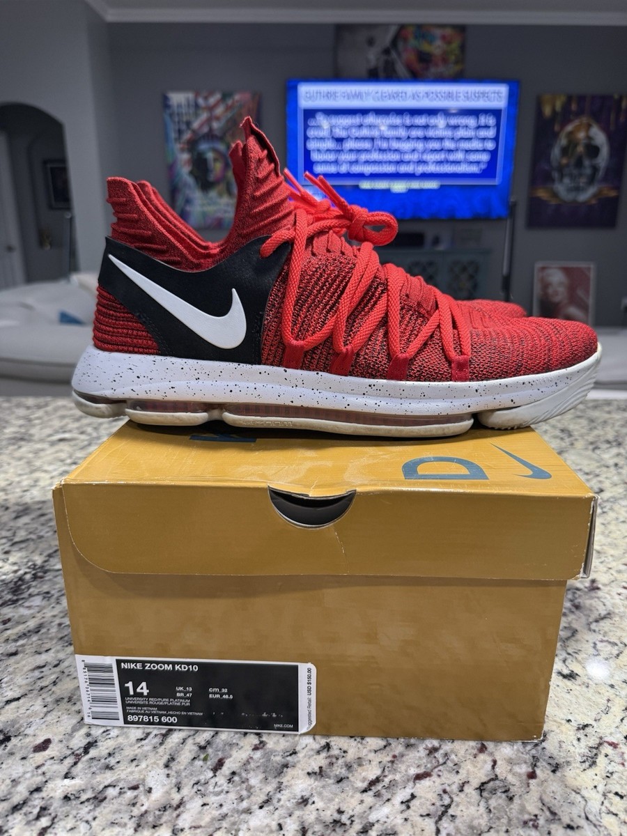 Size 14 - Nike KD 10 Red Velvet for sale online | eBay