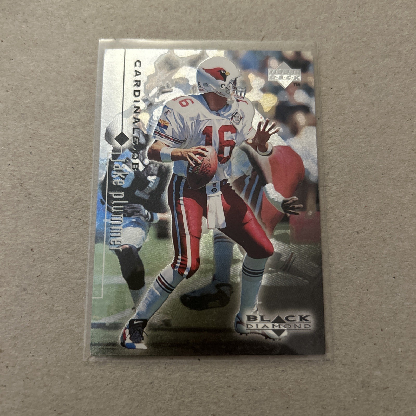 🟣1998 Upper Deck Black Diamond RC Edition Jake Plummer #1 Arizona Cardinals