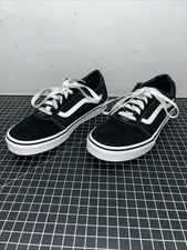 Size Youth 5.5 - VANS Skate Old Skool Black And White Classic